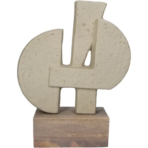 Kersten Objekt Papmaché, Beige H: 32 cm  | Schubiger Möbel