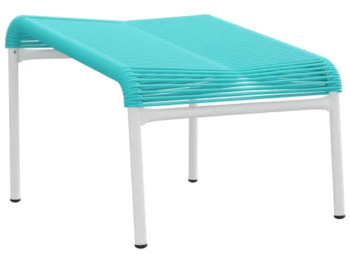 Schubiger Möbel, Schaffner Spaghetti-Fuss-Hocker Säntis Weiss | Schubiger Möbel