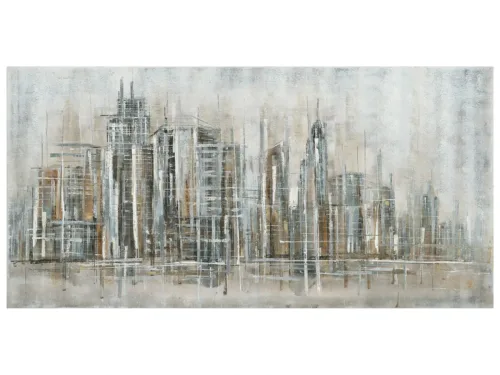 image LAND Bild New York Abstrakt Grau | Schubiger Möbel