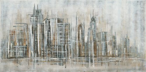 image LAND Bild New York Abstrakt Grau | Schubiger Möbel