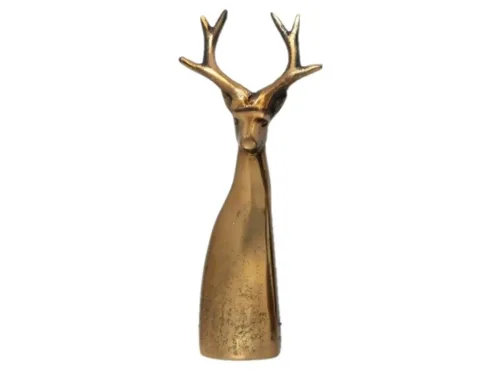 Decofinder, Decofinder Rentier Metall Kupfer  H:29 cm  | Schubiger Möbel
