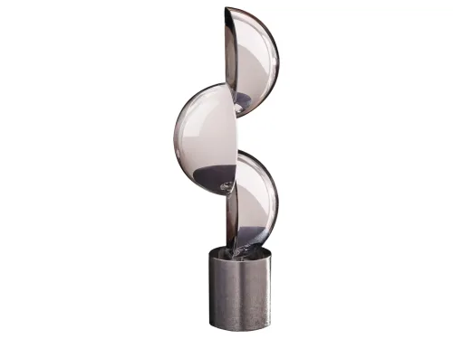 Gilde, Gilde Figur Harpo Glas Art Schwarz Weiss H: 33 cm  | Schubiger Möbel