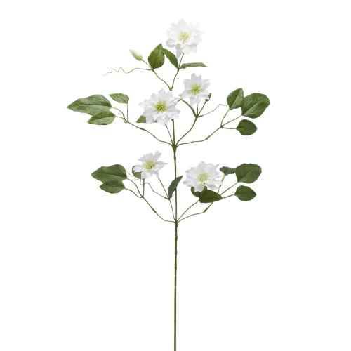 Edg Kunstblume Clematis Weiss H: 105 cm  | Schubiger Möbel