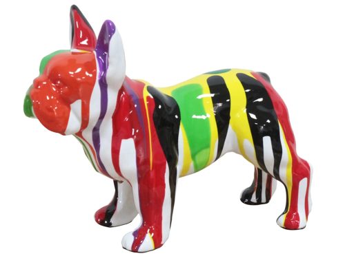 image LAND Skulptur Bunte bulldogge 1  | Schubiger Möbel