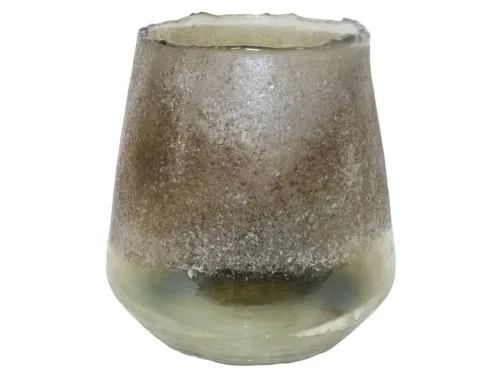 Decofinder, Decofinder Windlicht Glas Grün  | Schubiger Möbel