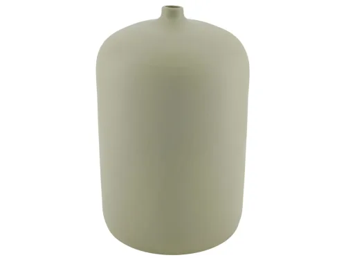 Decofinder, Decofinder Vase Flasche Terracotta, Grau  | Schubiger Möbel