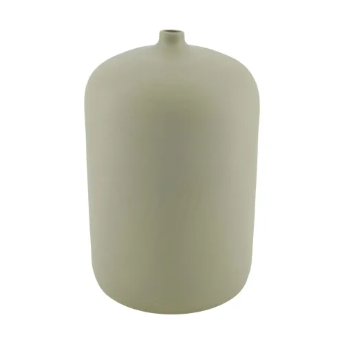 Decofinder Vase Flasche Terracotta, Grau  | Schubiger Möbel
