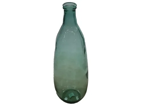 Decofinder, Decofinder Flasche Glas Hellgrün H: 75 cm  | Schubiger Möbel