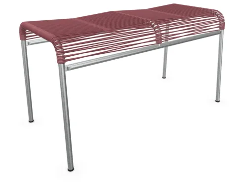 Schaffner Spaghetti-2er-Hocker Säntis Feuerverzinkt Rot | Schubiger Möbel