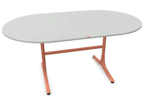 Schaffner Gartentisch Schaffhausen Oval Grau | Schubiger Möbel