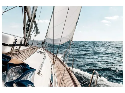 image LAND Digitaldruck auf Glas Segelschiff  | Schubiger Möbel