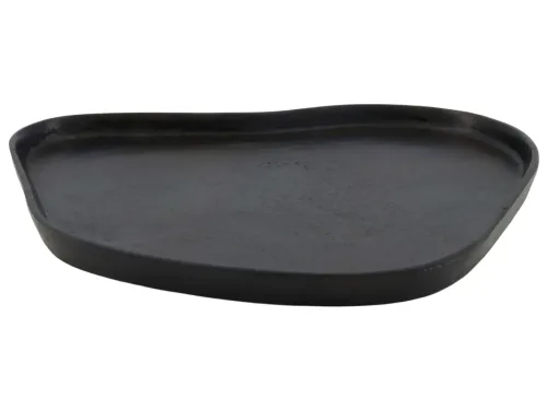 Decofinder, Decofinder Tablett Aluminium, Schwarz  | Schubiger Möbel