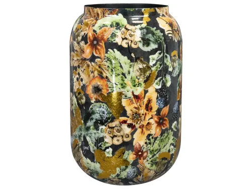 Decofinder, Decofinder Vase Berry, Metall, Bunt H: 42 cm  | Schubiger Möbel