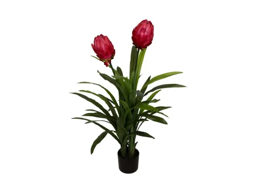 Decofinder, Decofinder Kunstpflanze Protea Pink H: 116 cm  | Schubiger Möbel