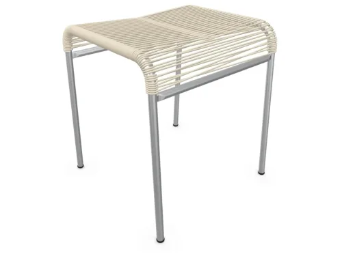 Schubiger Möbel, Schaffner Spaghetti-Hocker Säntis Hoch Feuerverzinkt Grau | Schubiger Möbel
