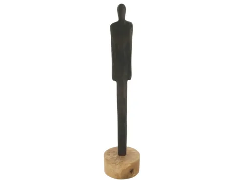 Decofinder, Decofinder Figur Mensch Schwarz H: 40 cm  | Schubiger Möbel