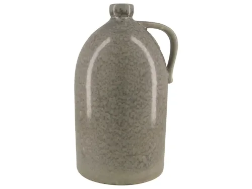 Decofinder, Decofinder Flasche Keramik Hellblau H: 36 cm  | Schubiger Möbel