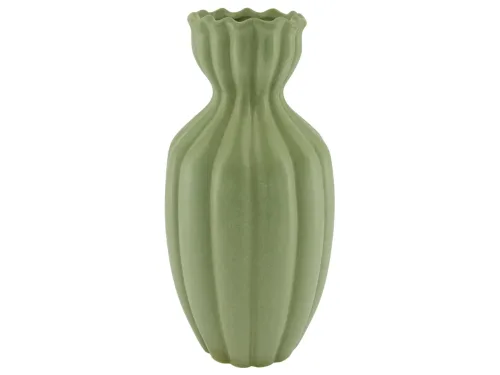 Decofinder, Decofinder Vase Keramik, Grün  | Schubiger Möbel