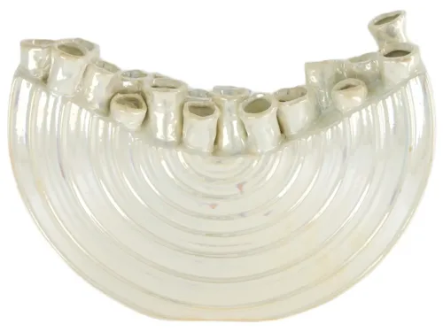 Decofinder, Decofinder Vase Keramik, Silber  | Schubiger Möbel