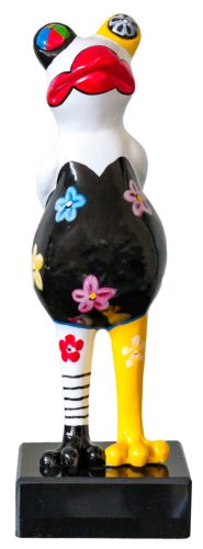 image LAND Skulptur Froschmädchen mit Blumen  | Schubiger Möbel