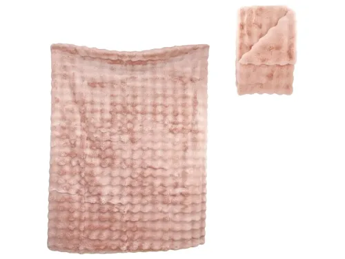 Decofinder, Decofinder Plaid Comfy, Rosa 170x130 cm  | Schubiger Möbel