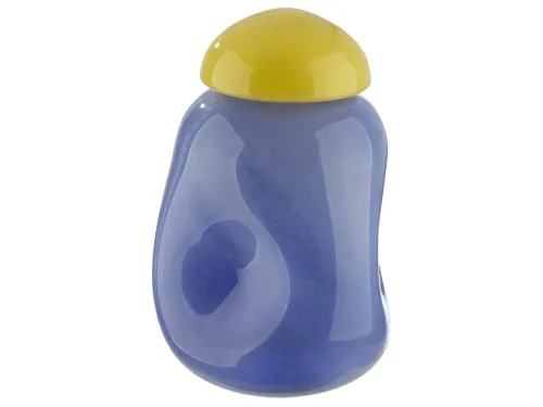 Gilde, Gilde Vase Candy Glas Blau H: 21 cm  | Schubiger Möbel