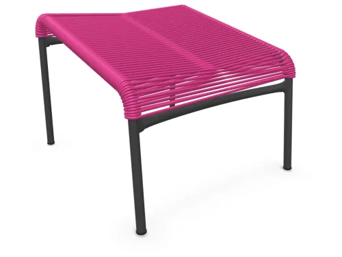 Schubiger Möbel, Schaffner Spaghetti-Fuss-Hocker Säntis Weiss | Schubiger Möbel