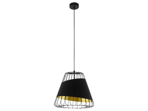 Eglo, Eglo Pendellampe Austell Schwarz Stahl 36 cm 110 cm - Pendellampe