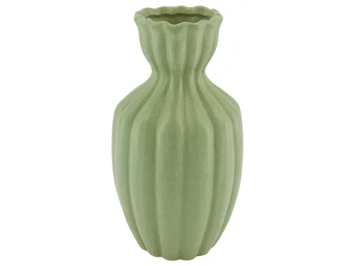 Decofinder, Decofinder Vase Keramik, Grün  | Schubiger Möbel