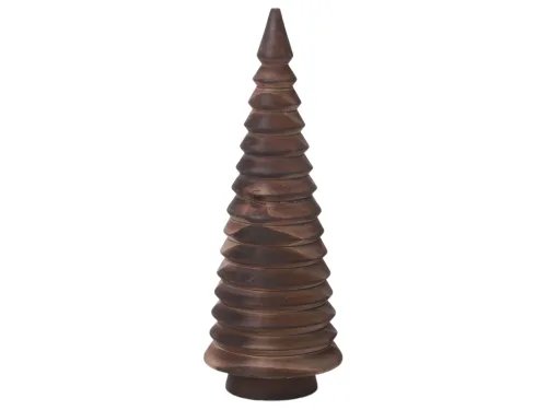 Decofinder, Decofinder Figur Weihnachtsbaum, Dunkelbraun H: 15 cm  | Schubiger Möbel