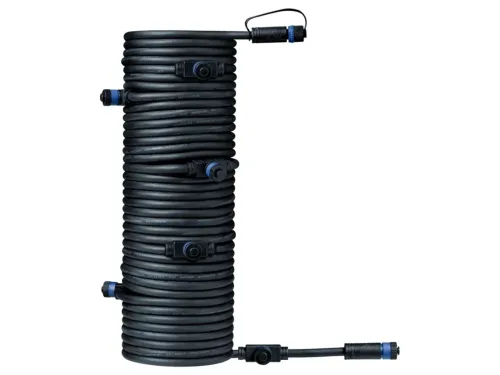 Paulmann, Paulmann 93931 Beleuchtungssystem Plug & Shine 7fach-Verteiler Schwarz