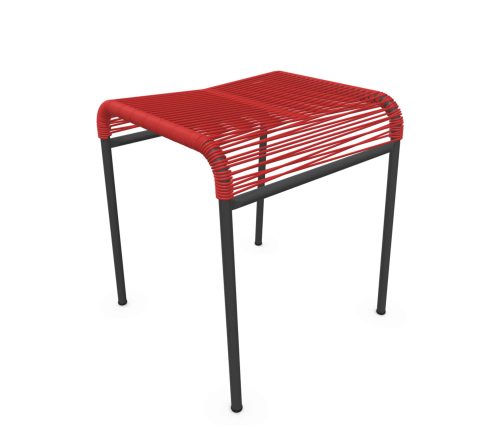 Schubiger Möbel, Schaffner Spaghetti-Hocker Säntis Hoch Feuerverzinkt Grau | Schubiger Möbel