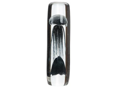 Gilde, Gilde Figur Qualle Glas Schwarz H: 31 cm  | Schubiger Möbel