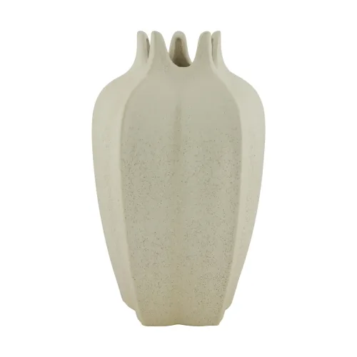 Decofinder Vase Keramik, Weiss H: 30 cm  | Schubiger Möbel