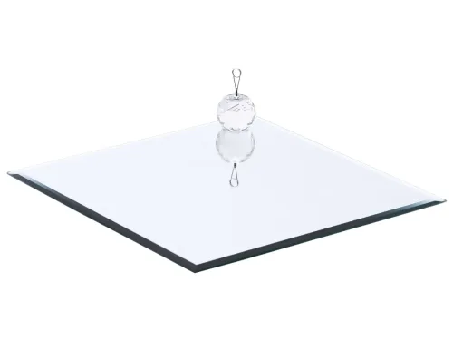 Edg, Edg Teller Spiegel Silber B: 30 cm  | Schubiger Möbel