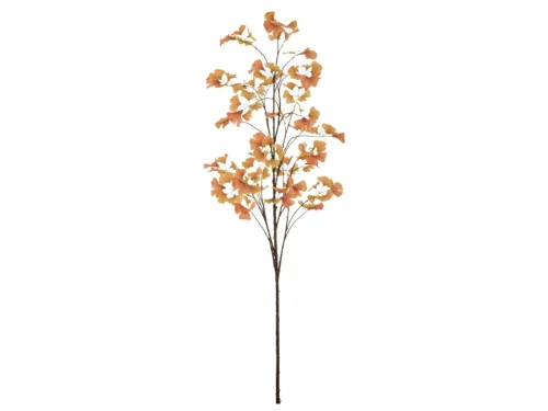 Gasper, Gasper Kunstblumen Gingkozweig, Orange  | Schubiger Möbel