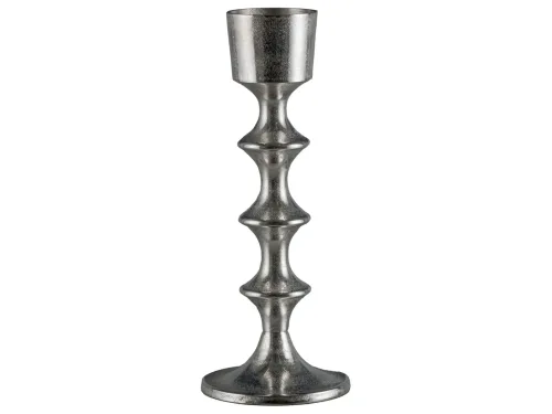 Gasper, Gasper Kerzenständer Lupos, Silber H: 37 cm  | Schubiger Möbel