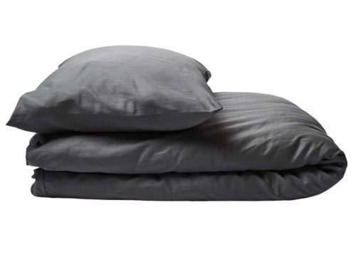 Journey Living, Journey Living Kissenbezug Braga Grau Baumwolle 65 cm 65 cm - Farbe: Stone - Material: Bio Baumwolle - Kissenbezug