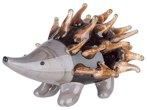 Gilde, Gilde Figur Igel, Gals, Grau H: 3 cm  | Schubiger Möbel
