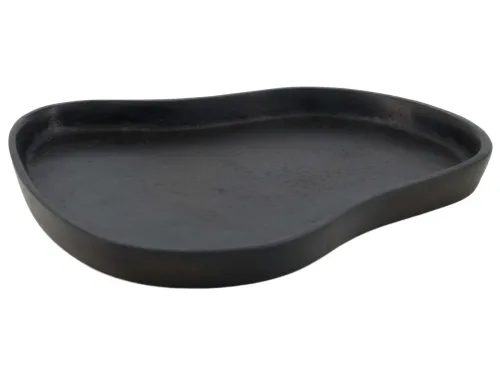 Decofinder, Decofinder Tablett Aluminium, Schwarz  | Schubiger Möbel