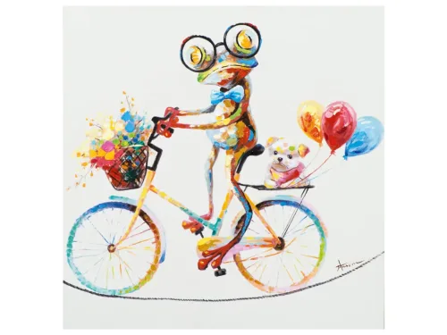 image LAND Bild Neugieriger Frosch  | Schubiger Möbel