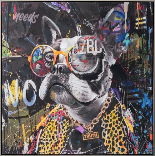 image LAND Gemälde Rapper Dog  | Schubiger Möbel