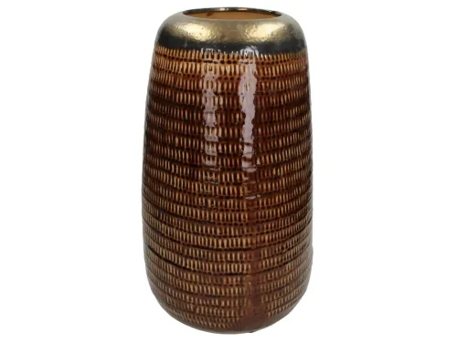 Kersten, Kersten Vase Keramik Braun H: 43 cm  | Schubiger Möbel