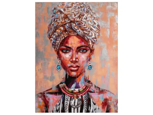 image LAND Bild Afrikanische Schönheit mit Turban  | Schubiger Möbel