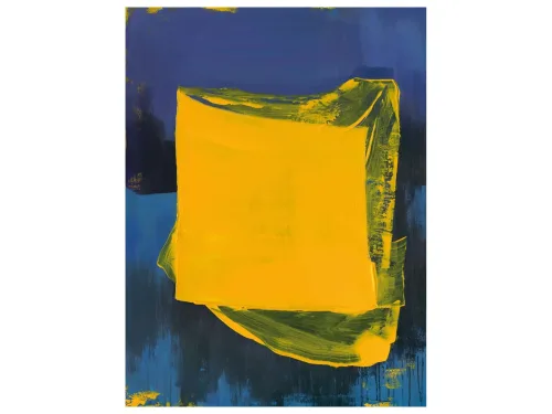 image LAND Gemälde Blue And Yellow  | Schubiger Möbel