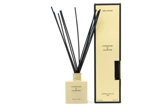 Cereria Mollá, Cereria Mollá Diffuser mit Duftstäbchen Tuberose & Jasmine (100ml)
