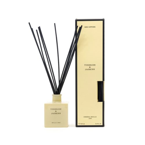 Cereria Mollá, Cereria Mollá Diffuser mit Duftstäbchen Tuberose & Jasmine (100ml)