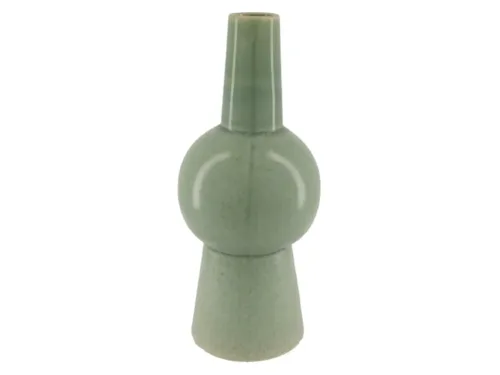 Dijk, Dijk Vase Keramik, Blau-Grau H: 37 cm  | Schubiger Möbel