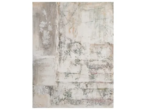 image LAND Bild Abstrakte Farbkomposition mit Beige und Silber Grau | Schubiger Möbel