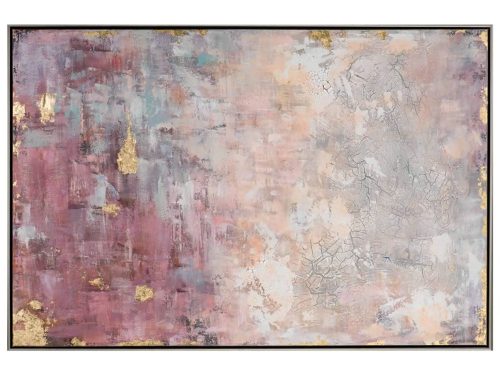 image LAND Bild Abstrakt in Rosa mit Gold Mehrfarbig | Schubiger Möbel